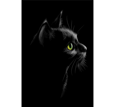 Rullgardin vardagsrum gröna kattögon - Tenstickers