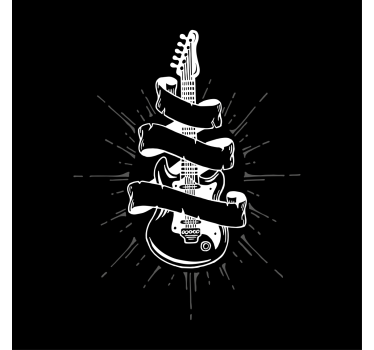 Rullgardin vardagsrum gitarr - Tenstickers