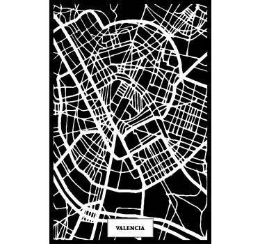 Rullgardin vardagsrum topografisk karta valencia - Tenstickers