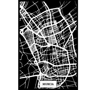 Rullgardin vardagsrum topografisk karta murcia - Tenstickers
