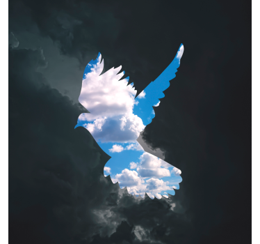 Rullgardin vardagsrum rené magritte duva - Tenstickers