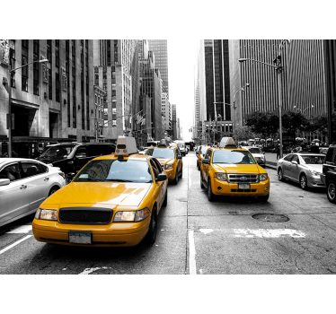 Rullgardin vardagsrum new york taxi - Tenstickers