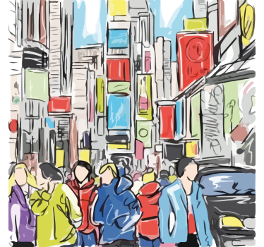 Rullgardin vardagsrum moderna personer från new york - Tenstickers