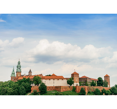 Rullgardin vardagsrum kungliga slottet i kraków - Tenstickers