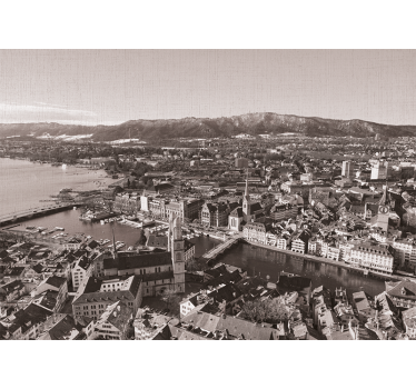 Rullgardin vardagsrum zürich med bergen i bakgrunden - Tenstickers