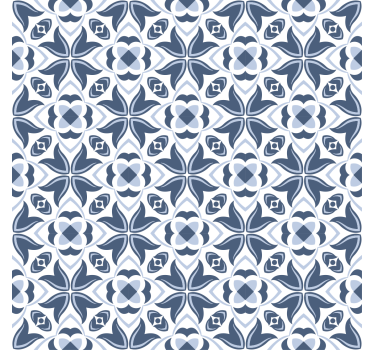 Rullgardin vardagsrum hamptonstil blombukett - Tenstickers