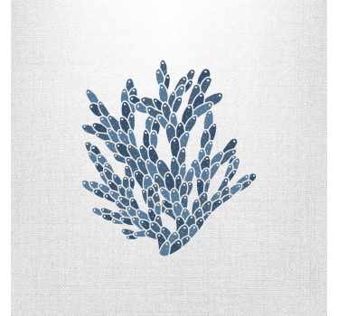 Rullgardin vardagsrum modern corals hamptonsstil - Tenstickers