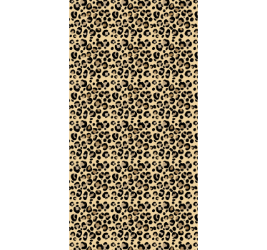 Leopardtryck djur rullgardin - Tenstickers