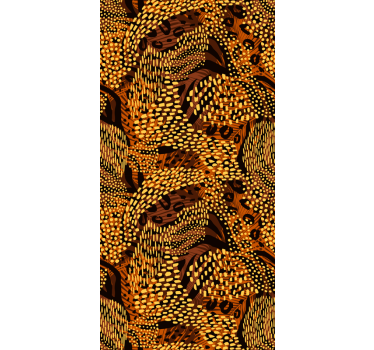 Leopard grenar djur rullgardin - Tenstickers
