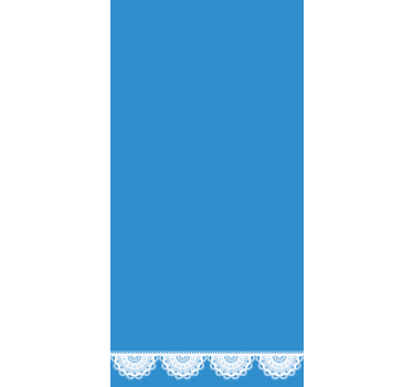 Elegant spetsdekoration vardagsrum rullgardin - Tenstickers
