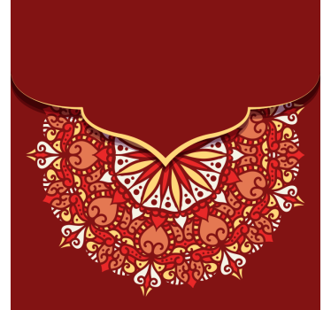 Lyx färgglada mandala vardagsrum rullgardin - Tenstickers