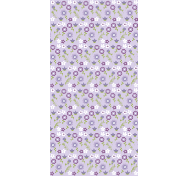 Blommönster harmoni Rullgardin blommig - Tenstickers