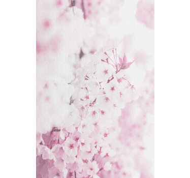 Ljusrosa blomma bakgrund blomma rullgardin - Tenstickers