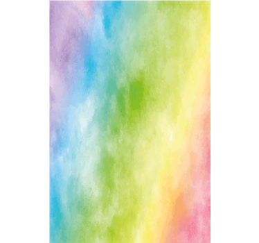 Glittrande regnbågar med moln barn rullgardin - Tenstickers