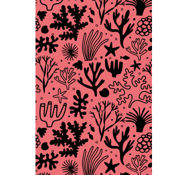 Röda australiska havet fler blommor och plantera rullgardin - Tenstickers
