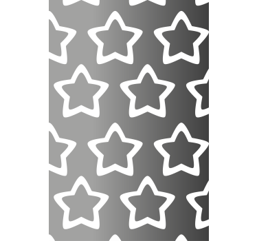 Metall star gradient modern rullgardin - Tenstickers