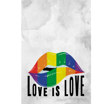 Pride day läppar koncept andra rullgardiner - Tenstickers