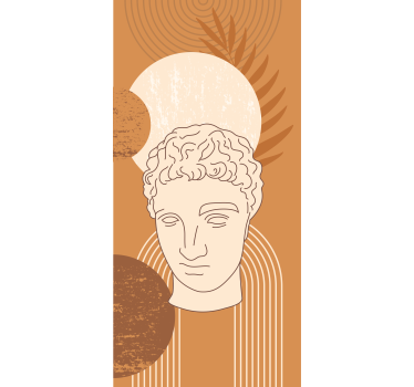 Minimal antik skulptur av hermes rullgardin konst - Tenstickers