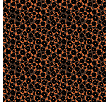 Kalahari leopard imitation djur rullgardin - Tenstickers