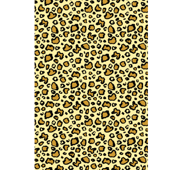 Leopardmönster klassiskt mönster djur rullgardin - Tenstickers