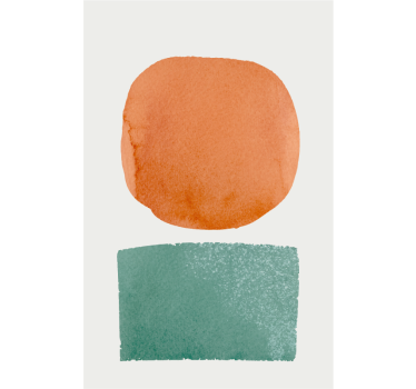 Prick och kvadrat minimalistisk design vardagsrum rullgardin - Tenstickers