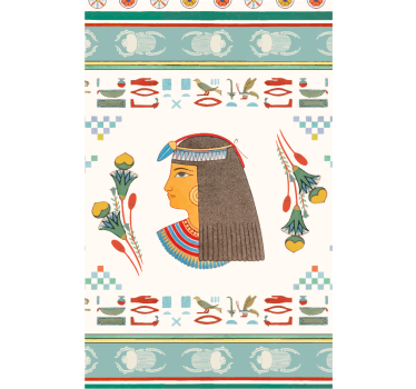 Egyptisk gudinna varken original rullgardin - Tenstickers