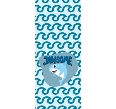 Baby haj med namn Rrullgardin barn - Tenstickers