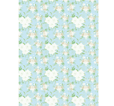 Vild grandmillenial stil Rullgardin blommor och växter - Tenstickers