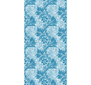 Komplext botaniskt motiv Rullgardin blommig - Tenstickers