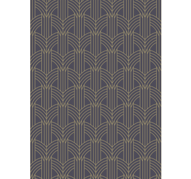 Art deco stil geo mönster rullgardin elegans - Tenstickers