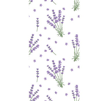 Provensalsk lavendel växt blomma rullgardin - Tenstickers