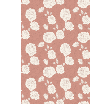 Delikat arrangemang Rullgardin blommig - Tenstickers
