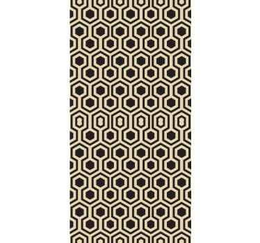 Kosmopolitisk stil hexagoner design original persienn - Tenstickers