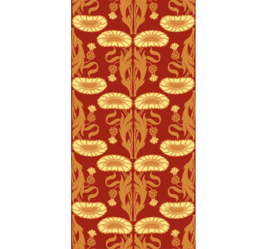 Konstnärlig stil Art Nouveau rullgardin - Tenstickers
