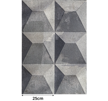 béton brut konsistens Rullgardin modern - Tenstickers