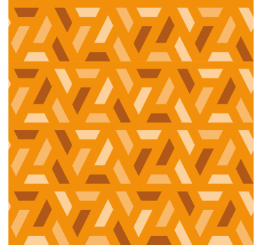 Geometriska orange toner Rullgardin vardagsrum - Tenstickers