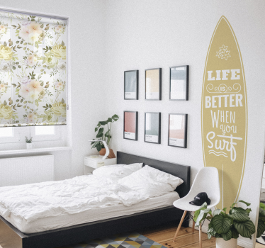Vackert blommigt sömlöst mönster blomma rullgardin - Tenstickers