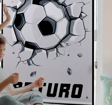 Bryta bollen personlig rullgardin - Tenstickers