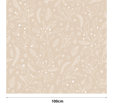 Julväxter Rullgardin beige - Tenstickers