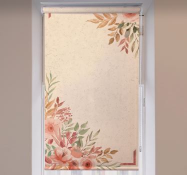 Bakgrund beige pioner blomma rullgardin - Tenstickers