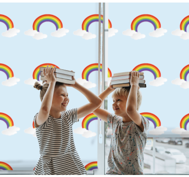 Regnbågar hejar Rrullgardin barn - Tenstickers