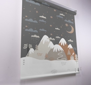 Berg nordisk rullgardin - Tenstickers