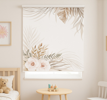 Bohemiska graciösa blommor Rrullgardin barn - Tenstickers