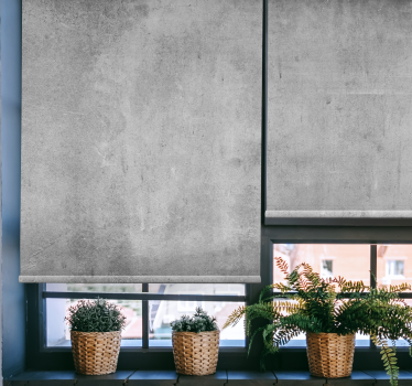 Cement sliten design "industristil" vardagsrum rullgardin - Tenstickers