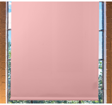 Enkel rosa färg vardagsrum rullgardin - Tenstickers