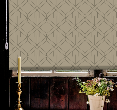 Geometriska moderna mönster Rullgardin vardagsrum - Tenstickers
