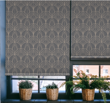 Geometriskt mönster samtida stil original rullgardin - Tenstickers