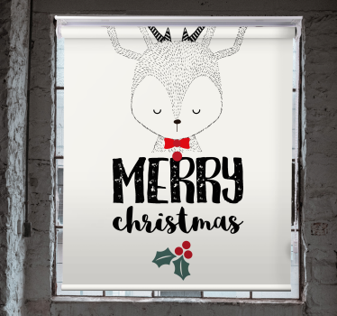 God jul med renar andra rullgardiner - Tenstickers