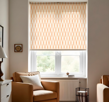ikat kasuri orange Rullgardin vardagsrum - Tenstickers