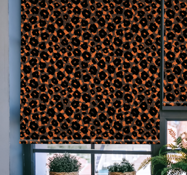 Kalahari leopard imitation djur rullgardin - Tenstickers